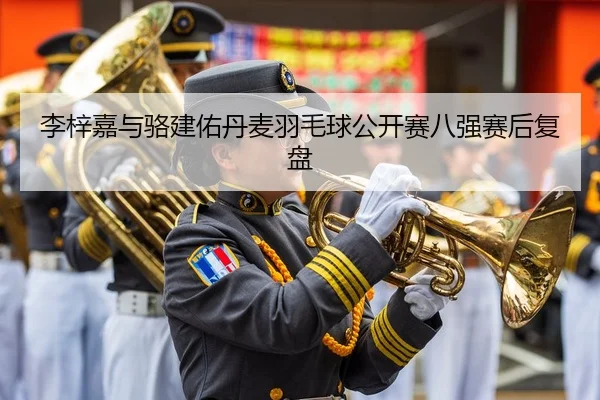 李梓嘉与骆建佑丹麦羽毛球公开赛八强赛后复盘（starsports）